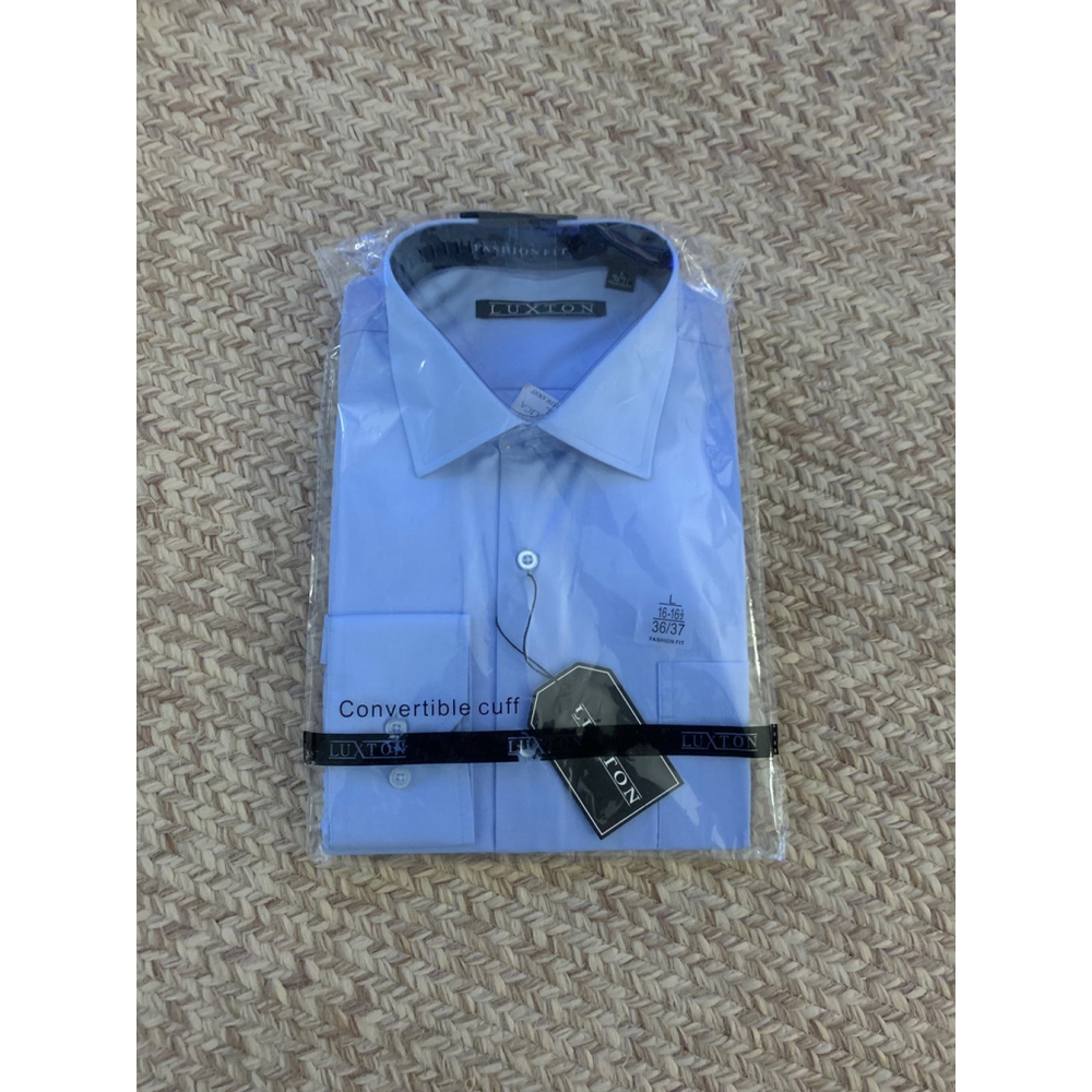 Dress Shirt mens Size L 16-16 1/2; 36/37